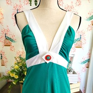 Vintage bell bottom romper